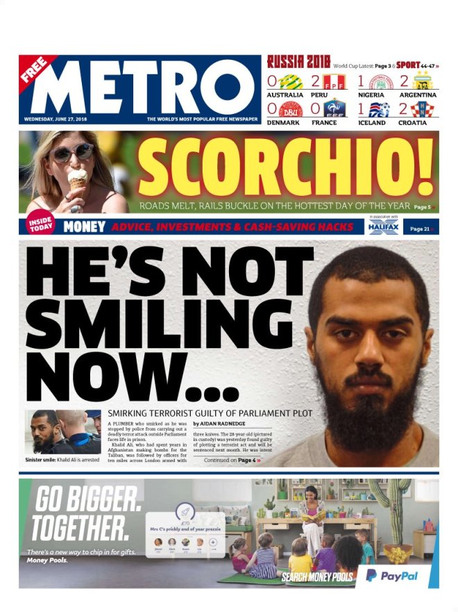 METRO Wed 27 Jun