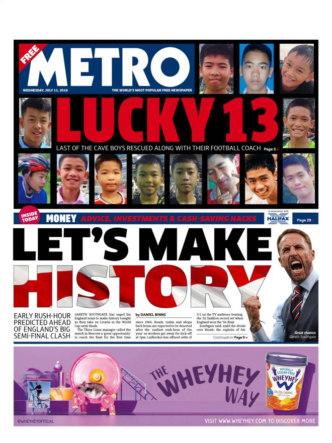 METRO Wed 11 Jul