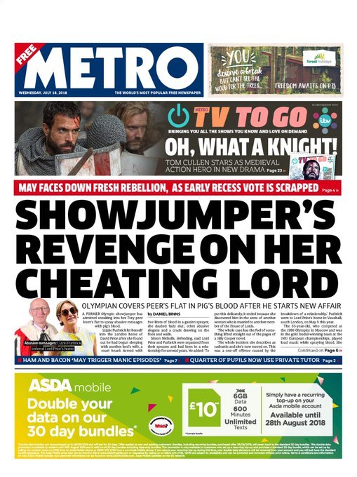 METRO Wed 18 Jul