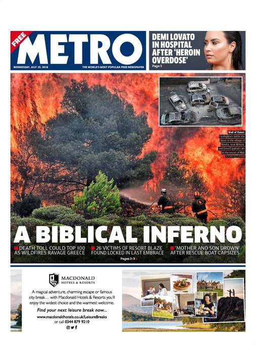 METRO Wed 25 Jul