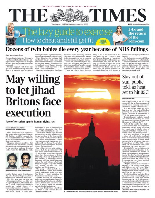 TIMES Tue 24 Jul