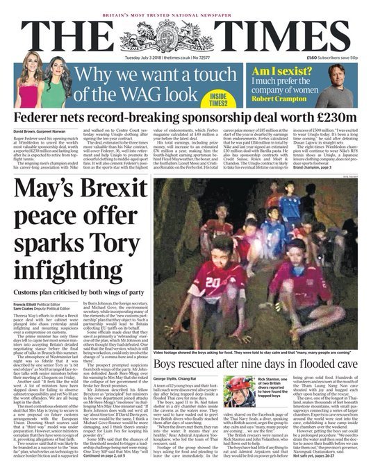 TIMES Tue 3 Jul