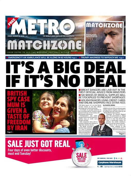 METRO Fri 24 Aug