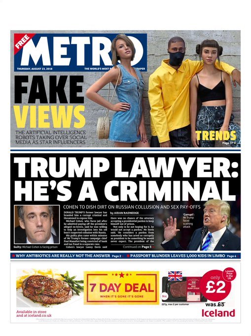 METRO Thu 23 Aug