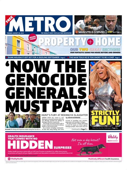 METRO Tue 28 Aug