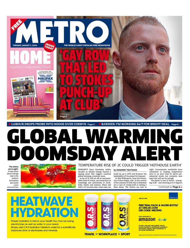 METRO Tue 7 Aug